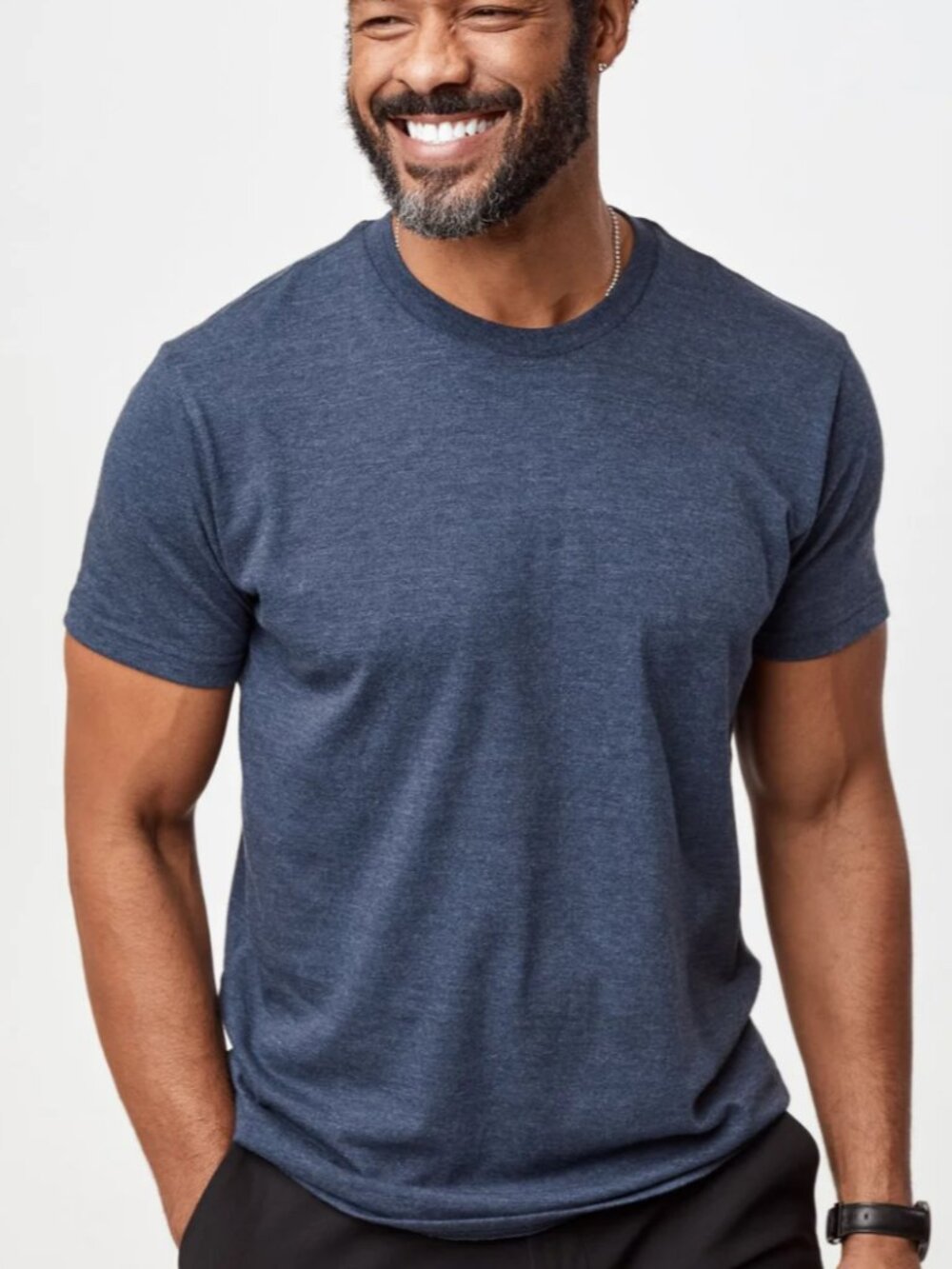 New Fresh Clean Tees Shirt Club Crew Neck T-Shirt Navy 2XL/XL Short Sleeve